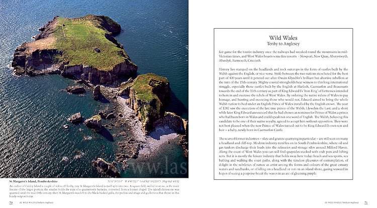 Aerial Coast of Wales:  St Margaret's Island, Pembrokeshire