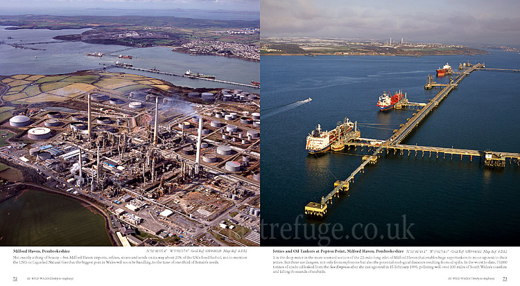 Aerial Coast of Wales:   Milford Haven