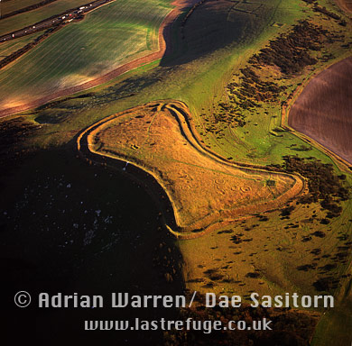 Beacon Hill Fort, South of Old Burghclere, Wiltshire
