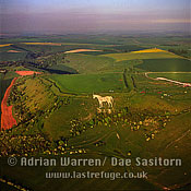 westbury white hores and hill fort, wiltshire