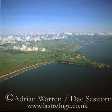 High Altitude over Baggy Point, Devon, awuk362