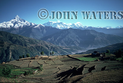 JWnepal45 : Himalaya from Dhampus, Nepal
