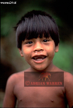 Waorani Indian, Ecuadaor,  tribe_SUSA25.jpg 
239 x 350 compressed image 
(59,798 bytes)