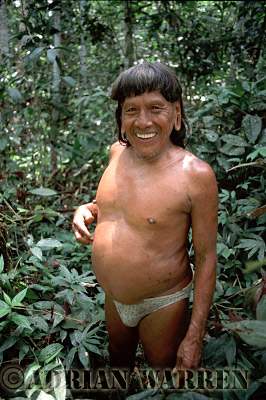 AW_Waorani1079, Waorani Indians : Caempaede, rio Cononaco, Ecuador, 2002