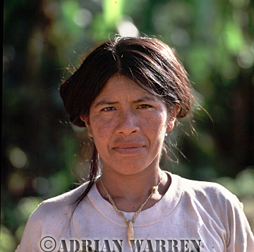 AW_Waorani1055, Waorani Indians : rio Cononaco, Ecuador, 2002
