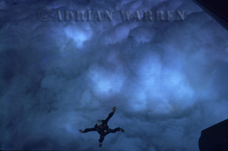 Adrian Warren skydiving